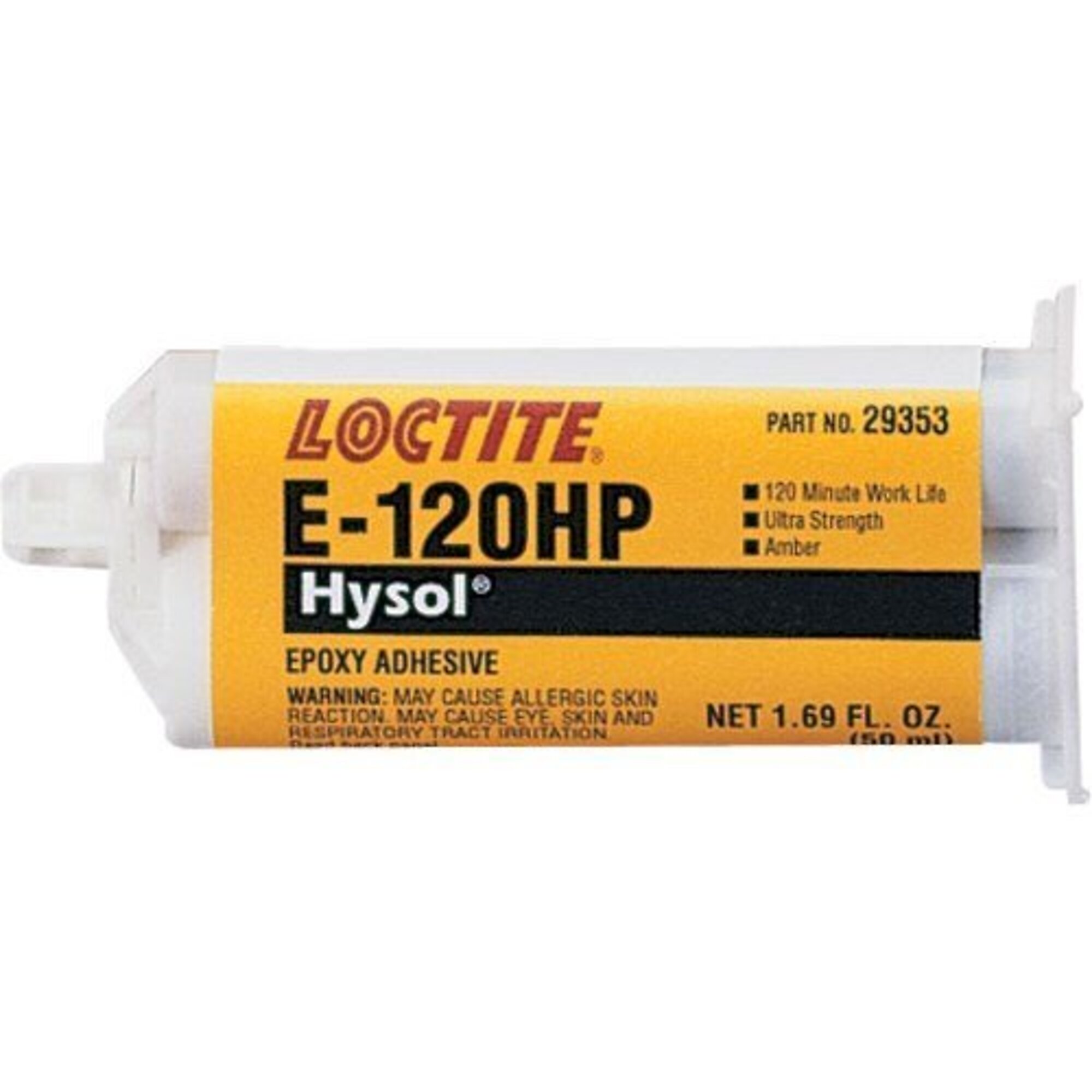 Loctite EA E-120HP Industrial Grade Epoxy Adhesive 50ml Cartridge, 10PK